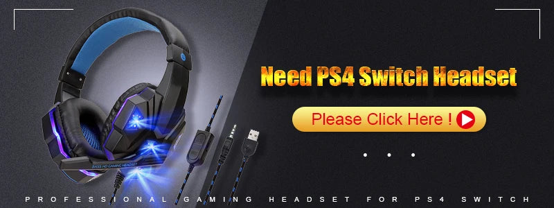 Professionelles LED Gaming-Headset – Mit Mikrofon, Bass Stereo Sound & RGB-Licht, Kabelgebunden für PC, PS4, PS5 & Xbox