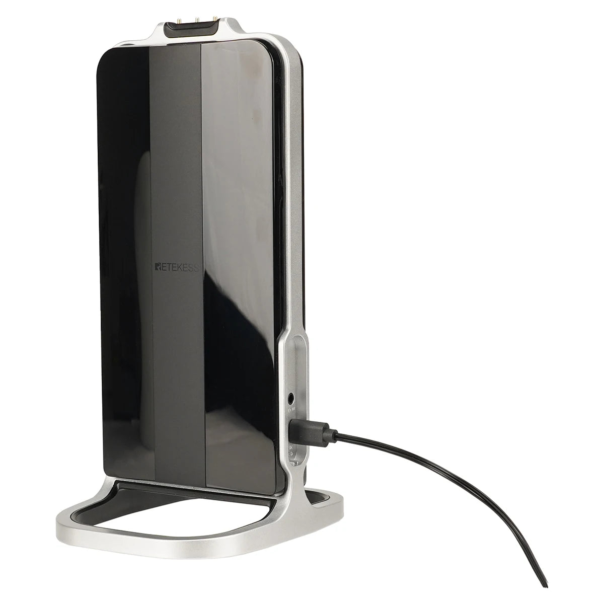 Kabelloser Bluetooth-Kopfhörer mit Multifunktions-Basis – Wiederaufladbares Headset für Handy, Computer & TV mit Energiesparfunktion