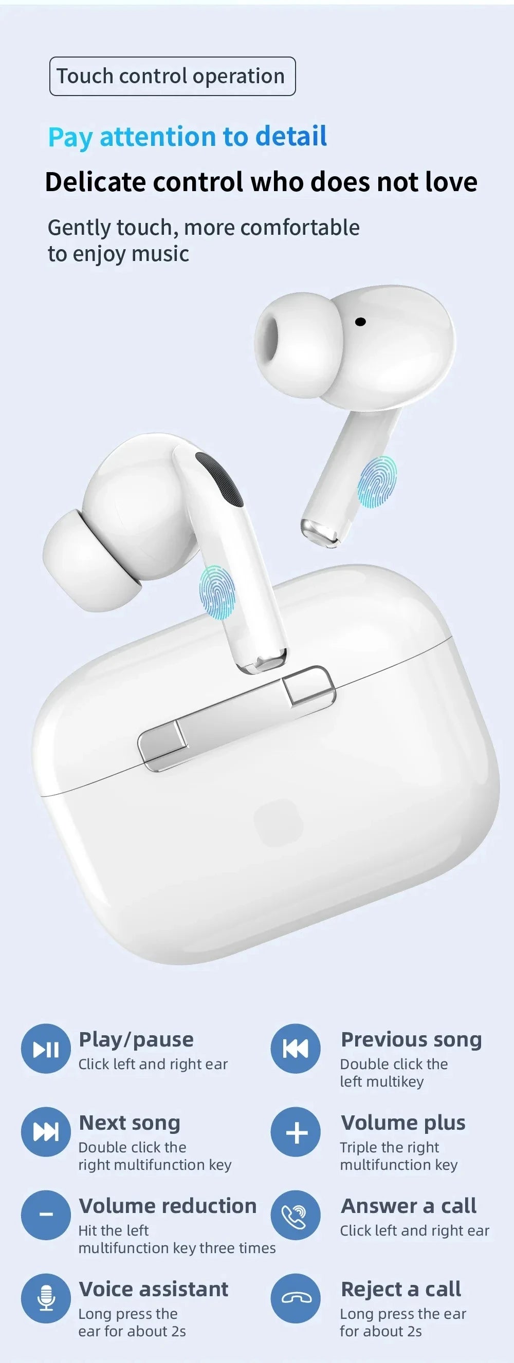 Air Pro 5 TWS Kabellose Bluetooth In-Ear-Kopfhörer – Geräuschreduzierendes Sport-Headset für iPhone, Xiaomi & Android