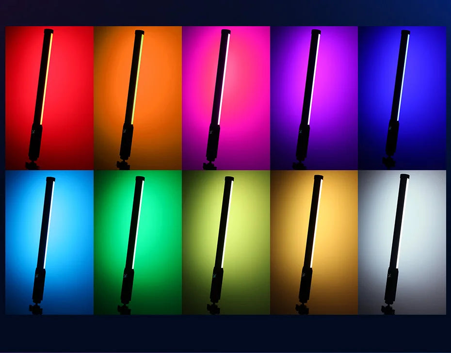 Ulanzi VL119 Handheld RGB Lichtstab – Tragbare LED Stick Light 50 cm, CRI 95+, 2500K–9000K, Wiederaufladbare Studio-Fotolampe