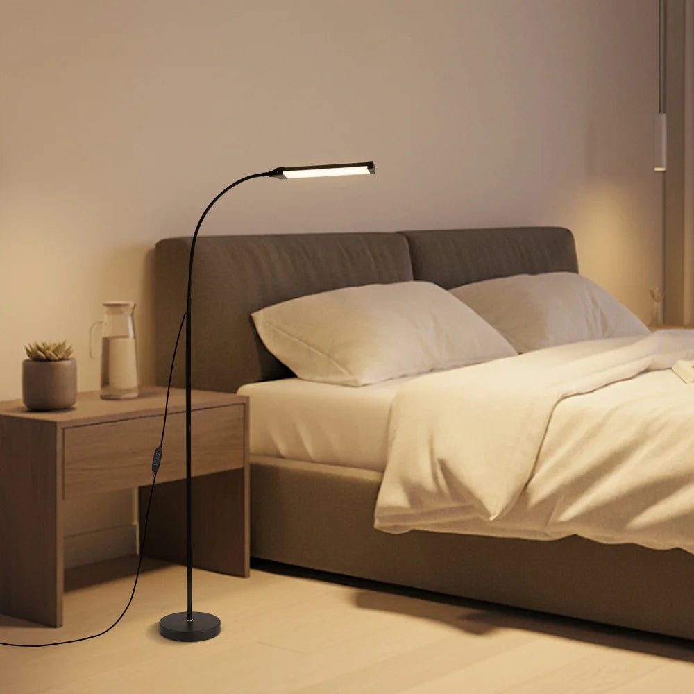 Modern Led Floor Lamp Living Room Dimmable Stand Floor Light Bedroom Led Bedside lamp Reading Lighting For Study Room Decoration