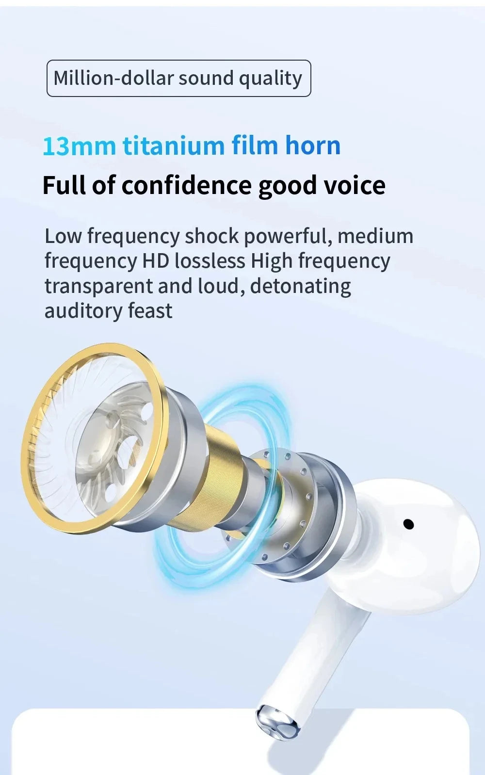Air Pro 5 TWS Kabellose Bluetooth In-Ear-Kopfhörer – Geräuschreduzierendes Sport-Headset für iPhone, Xiaomi & Android