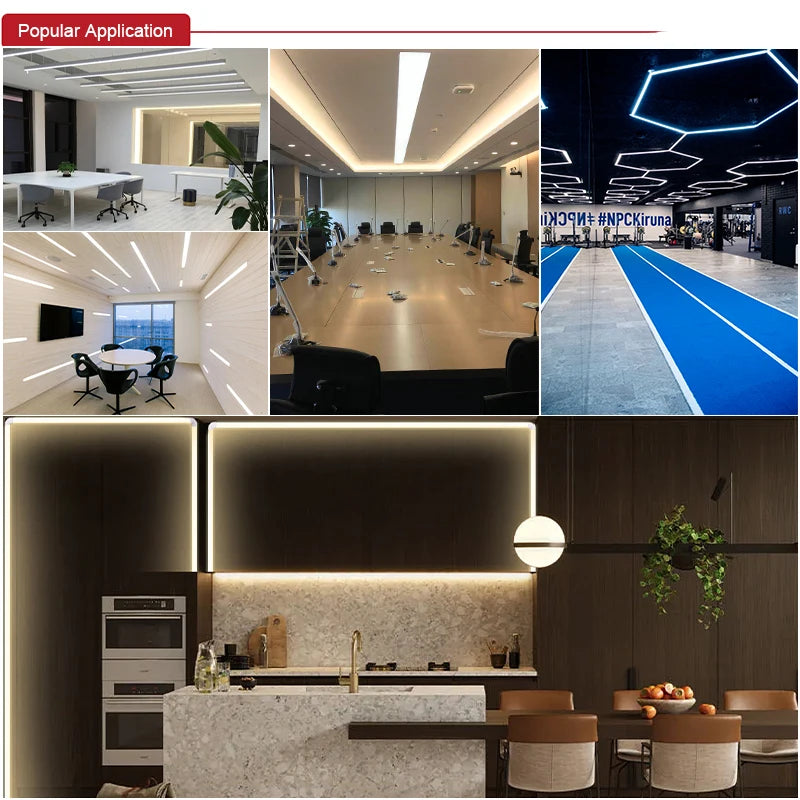 COB LED Streifen UL Zertifiziert – 320/480 LEDs pro Meter, 5 m Flexibles Lichtband 3000–6500 K, RA90, DC12V/24V, Hochdichtes Lichtband