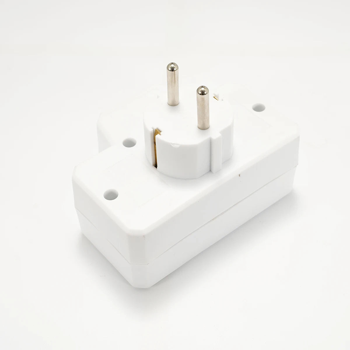 EU-Steckeradapter mit EIN/AUS-Schalter – 2-poliger 4,8 mm Stromadapter, Europäische Standard-Steckdose, Leistungsstarker Steckdosenkonverter
