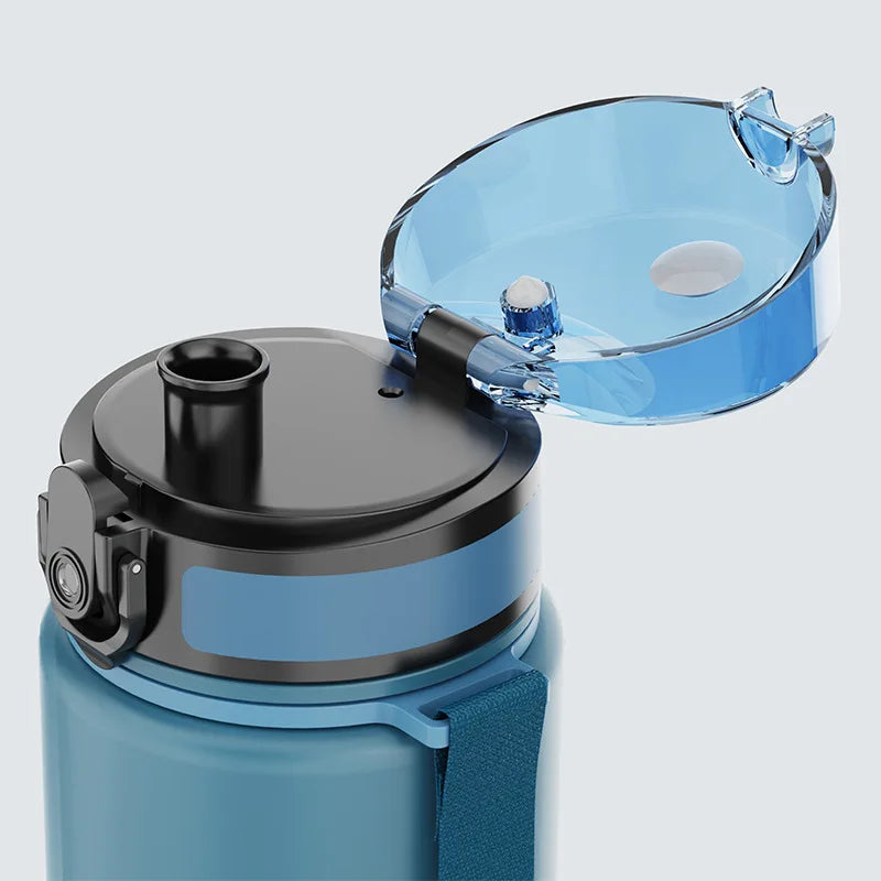 500–1000 ml Motivations-Wasserflasche – Auslaufsichere, wiederverwendbare Sportflasche für Fitnessstudio, Reisen & Outdoor