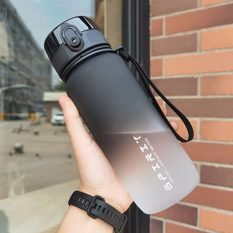 500–1000 ml Motivations-Wasserflasche – Auslaufsichere, wiederverwendbare Sportflasche für Fitnessstudio, Reisen & Outdoor