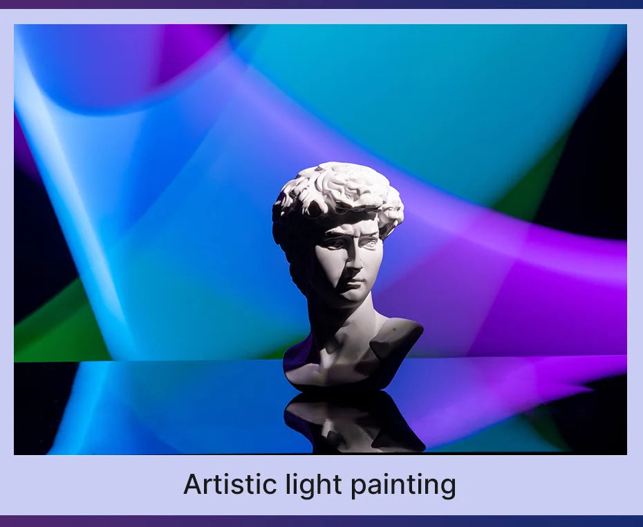 Ulanzi VL119 Handheld RGB Lichtstab – Tragbare LED Stick Light 50 cm, CRI 95+, 2500K–9000K, Wiederaufladbare Studio-Fotolampe