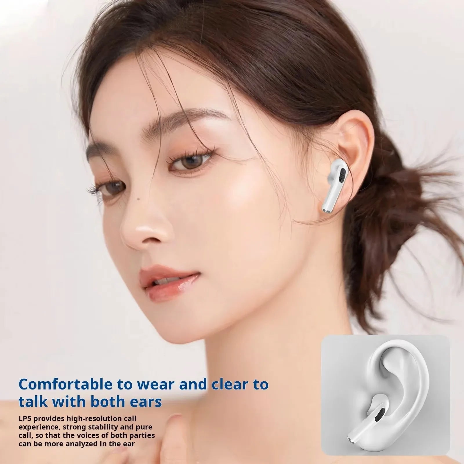 Air Pro 5 TWS Kabellose Bluetooth In-Ear-Kopfhörer – Geräuschreduzierendes Sport-Headset für iPhone, Xiaomi & Android
