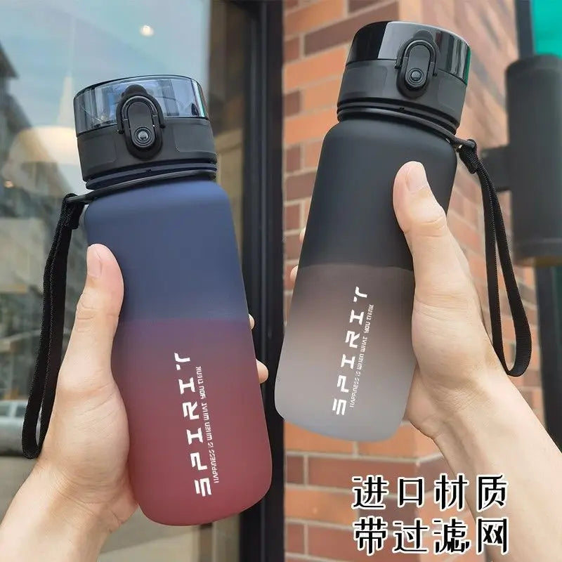500–1000 ml Motivations-Wasserflasche – Auslaufsichere, wiederverwendbare Sportflasche für Fitnessstudio, Reisen & Outdoor