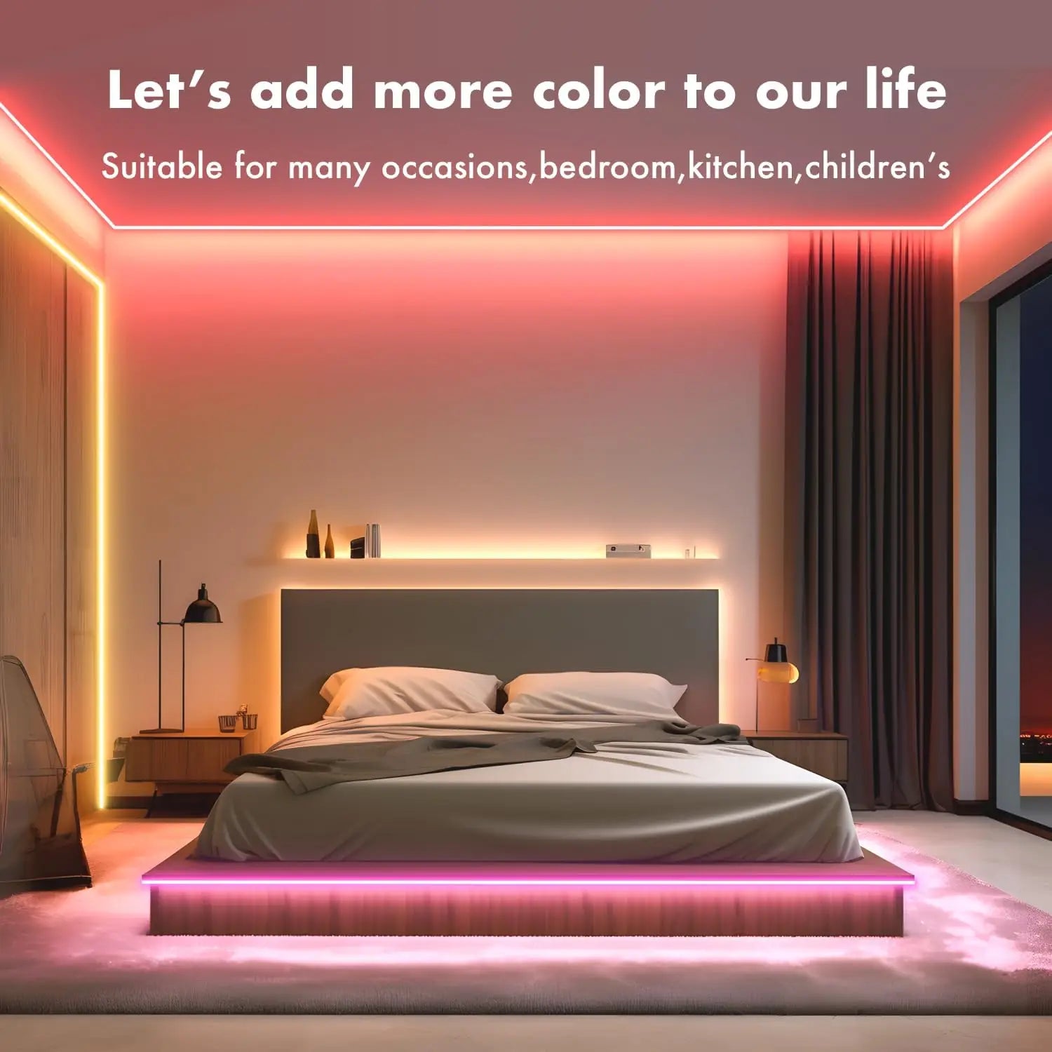 Smart RGB Neon LED Streifen – Wasserdichtes USB Lichtband 1–5 m, Tuya App & Fernbedienung, Flexibles DIY Design für Neon Dekoration & Beleuchtung